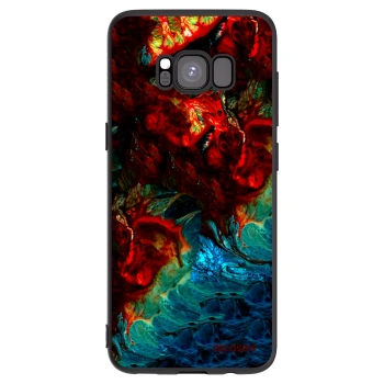 Picasee crna silikonska maskica za Samsung Galaxy S8 G950F - Universe