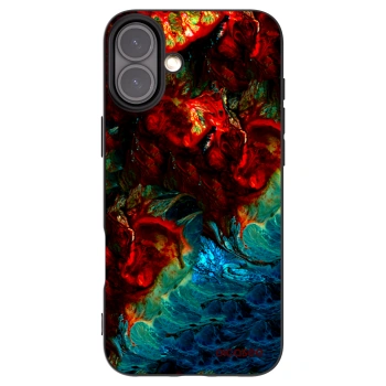 Picasee crna silikonska maskica za Apple iPhone 16 Plus - Universe