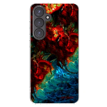 Picasee silikonska prozirna maskica za Samsung Galaxy S24 FE S721B - Universe