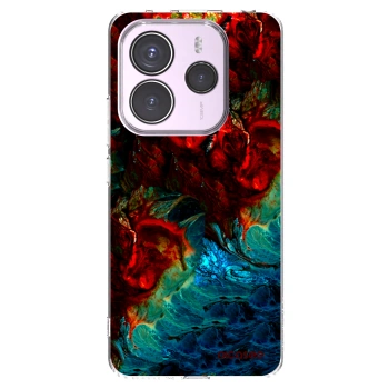 Picasee silikonska prozirna maskica za Xiaomi Redmi Note 14 5G - Universe
