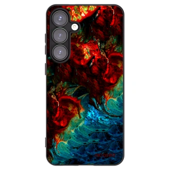 Picasee crna silikonska maskica za Samsung Galaxy S25+ 5G - Universe