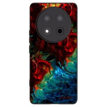 Picasee crna silikonska maskica za Honor Magic7 Lite 5G - Universe