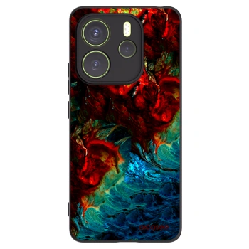 Picasee crna silikonska maskica za Xiaomi Redmi Note 14 4G - Universe