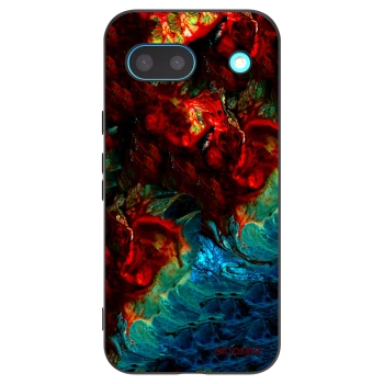 Picasee crna silikonska maskica za Google Pixel 8a - Universe