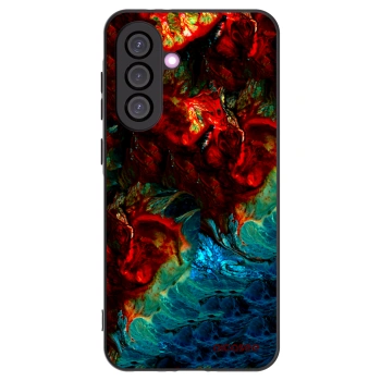 Picasee crna silikonska maskica za Samsung Galaxy A36 5G - Universe