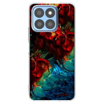 Picasee silikonska prozirna maskica za Honor X8c - Universe