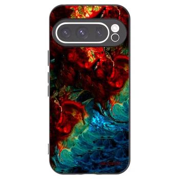 Picasee crna silikonska maskica za Google Pixel 9 Pro - Universe
