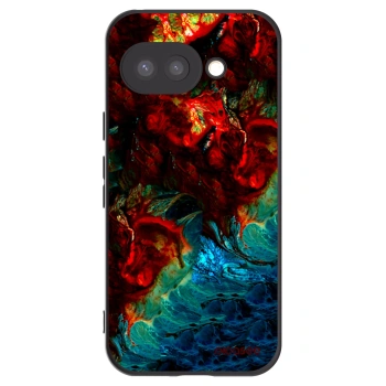 Picasee crna silikonska maskica za Google Pixel 9a - Universe