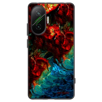 Picasee crna silikonska maskica za Xiaomi Poco F7 5G - Universe