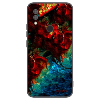 Picasee crna silikonska maskica za Xiaomi Redmi 7 - Universe