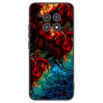 Picasee crna silikonska maskica za Realme 12X - Universe