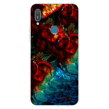 Picasee silikonska prozirna maskica za Huawei Y6 2019 - Universe