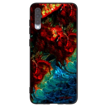 Picasee crna silikonska maskica za Samsung Galaxy A70 A705F - Universe