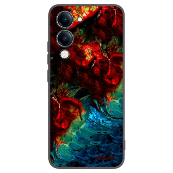 Picasee crna silikonska maskica za Vivo Y29s 5G - Universe