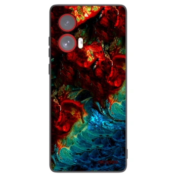 Picasee crna silikonska maskica za Motorola Edge 50 Fusion - Universe
