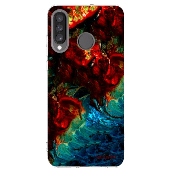 Picasee silikonska prozirna maskica za Huawei P30 Lite - Universe