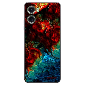 Picasee crna silikonska maskica za Motorola Moto G06 - Universe