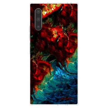 Picasee silikonska prozirna maskica za Samsung Galaxy Note 10 N970F - Universe