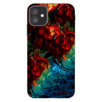 Picasee silikonska prozirna maskica za Apple iPhone 11 - Universe