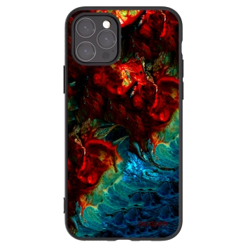Picasee crna silikonska maskica za Apple iPhone 11 Pro - Universe