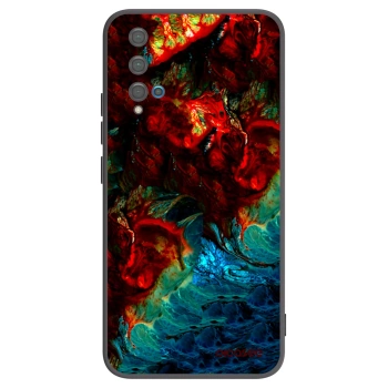 Picasee crna silikonska maskica za Huawei Nova 5T - Universe