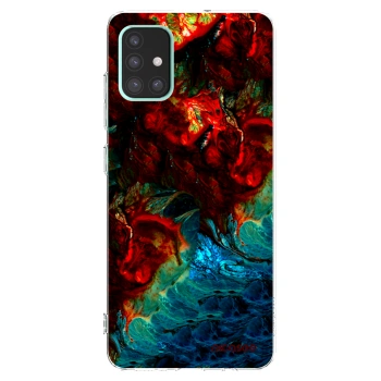Picasee silikonska prozirna maskica za Samsung Galaxy A51 A515F - Universe
