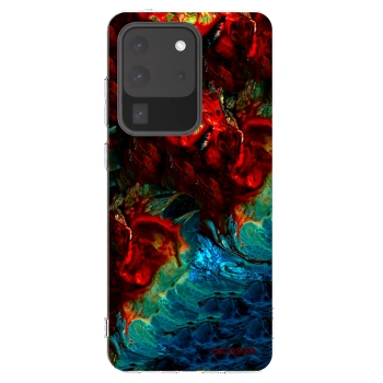 Picasee silikonska prozirna maskica za Samsung Galaxy S20 Ultra 5G G988F - Universe