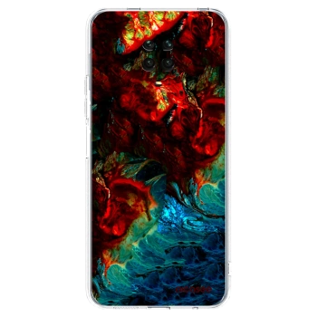 Picasee silikonska prozirna maskica za Xiaomi Redmi Note 9 Pro - Universe