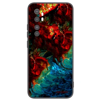 Picasee crna silikonska maskica za Xiaomi Mi Note 10 Lite - Universe