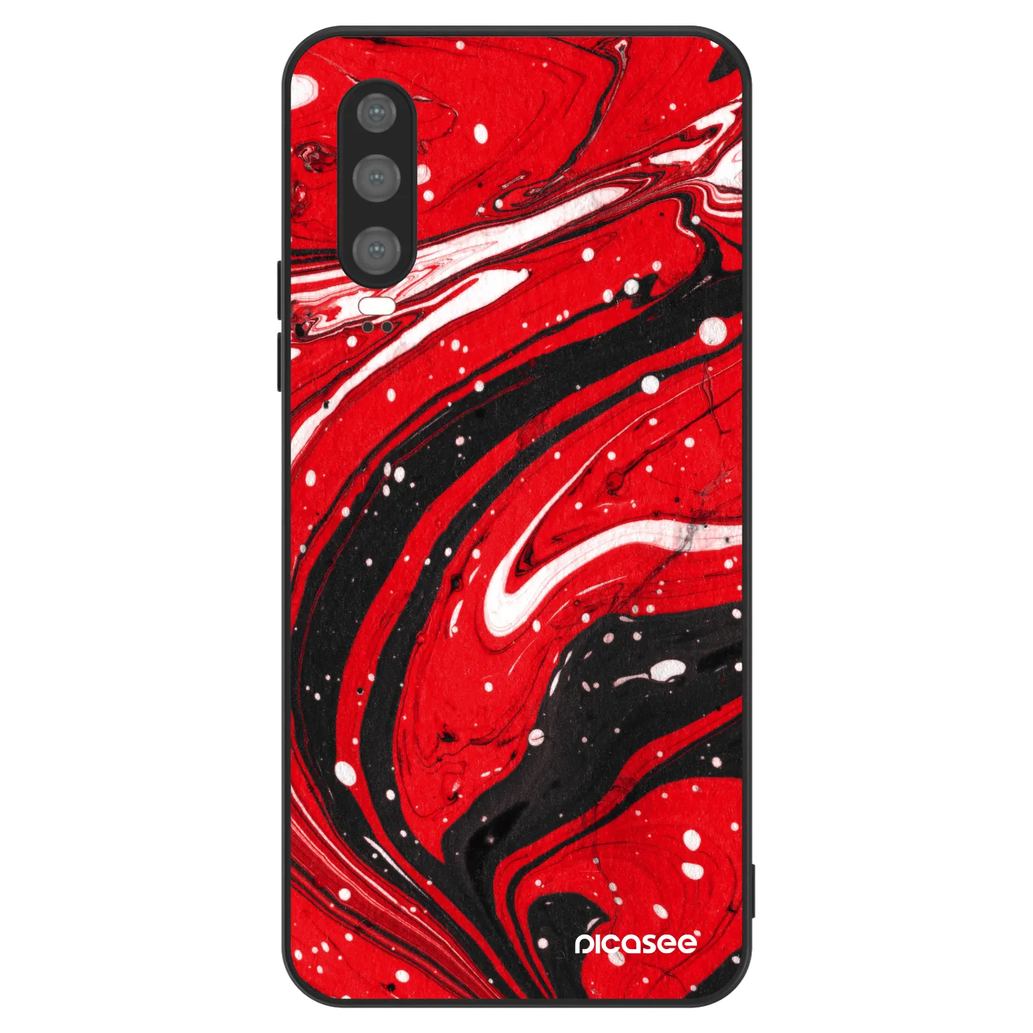 Picasee ULTIMATE CASE za Huawei P30 - Red black