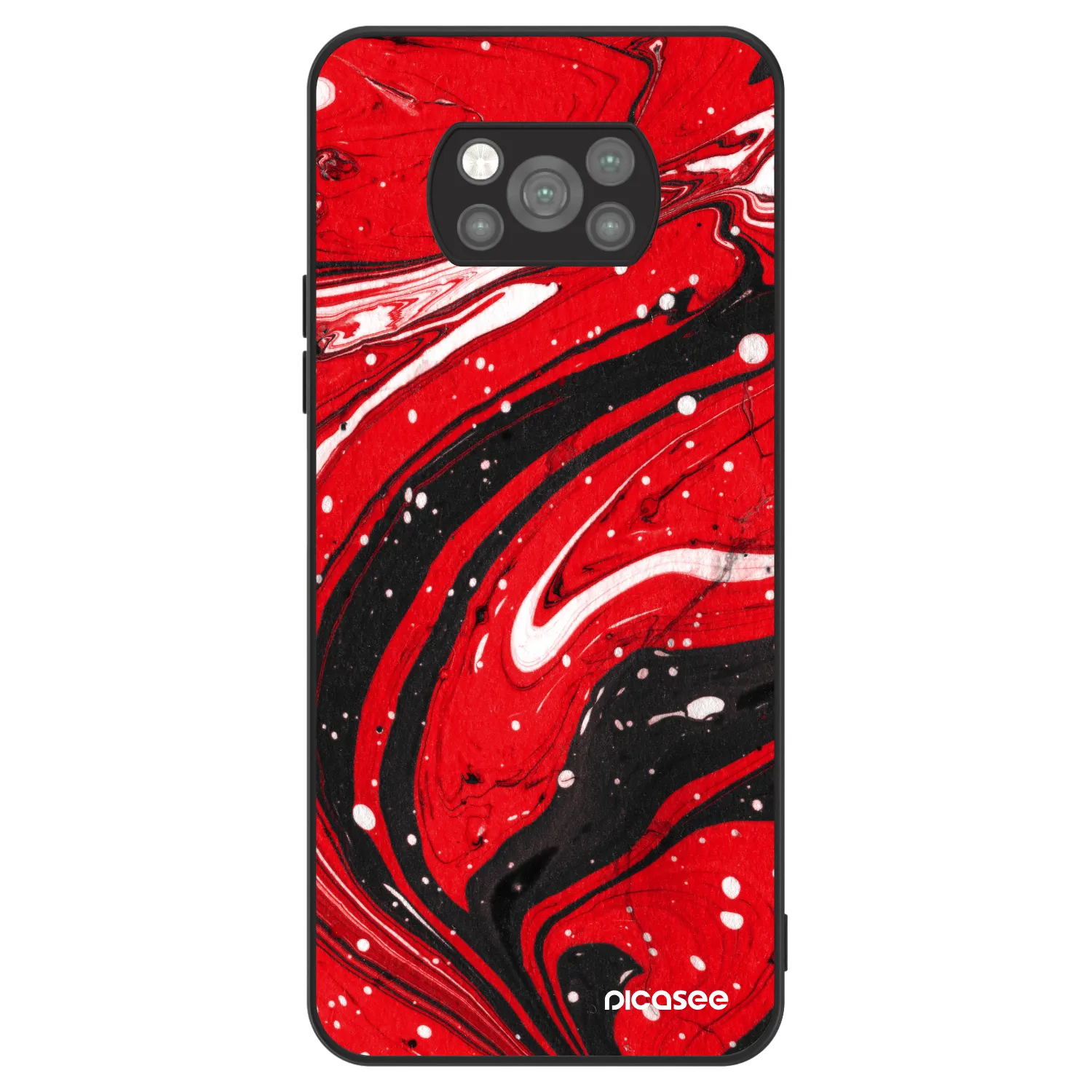 Picasee ULTIMATE CASE za Xiaomi Poco X3 Pro - Red black
