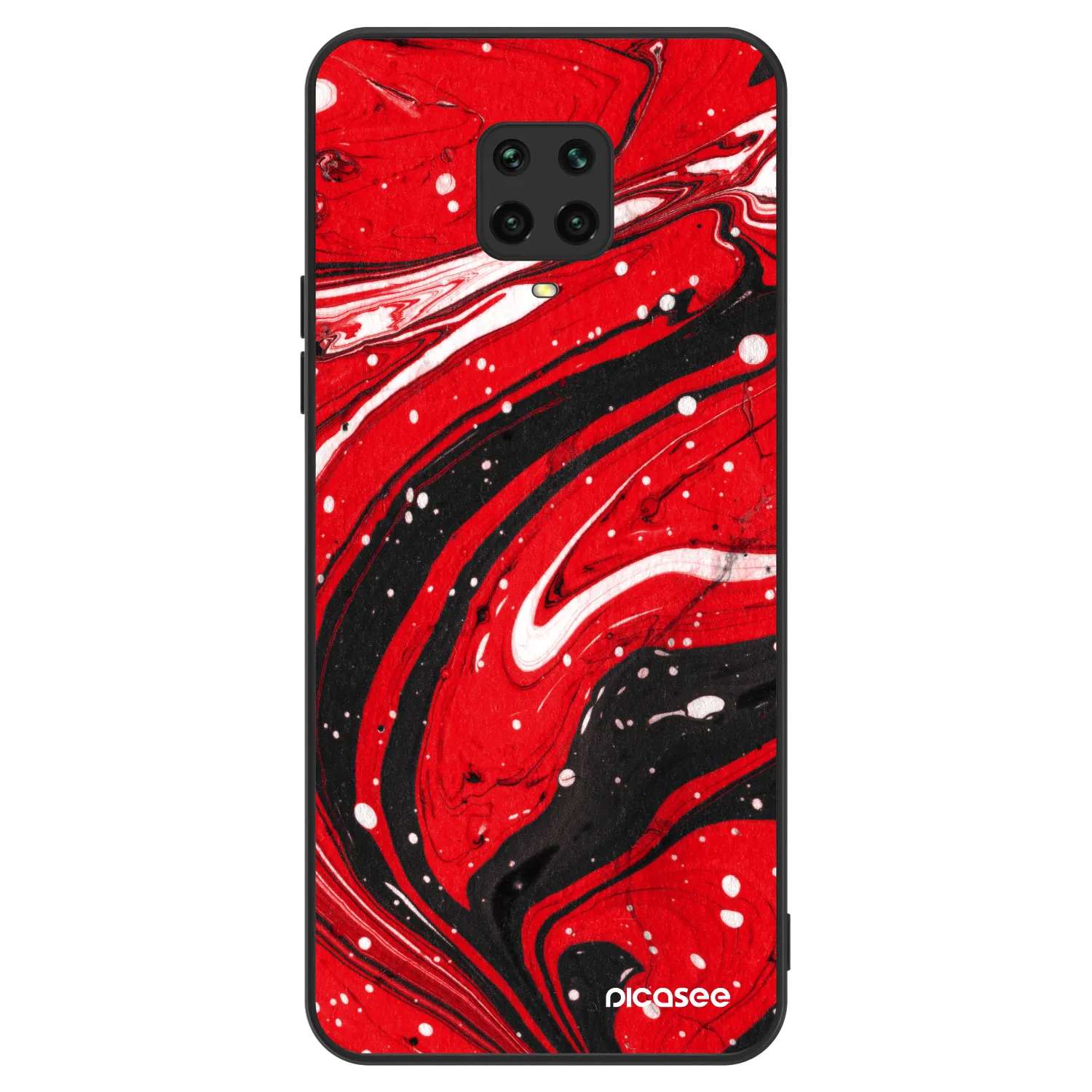 Picasee ULTIMATE CASE za Xiaomi Redmi Note 9S - Red black