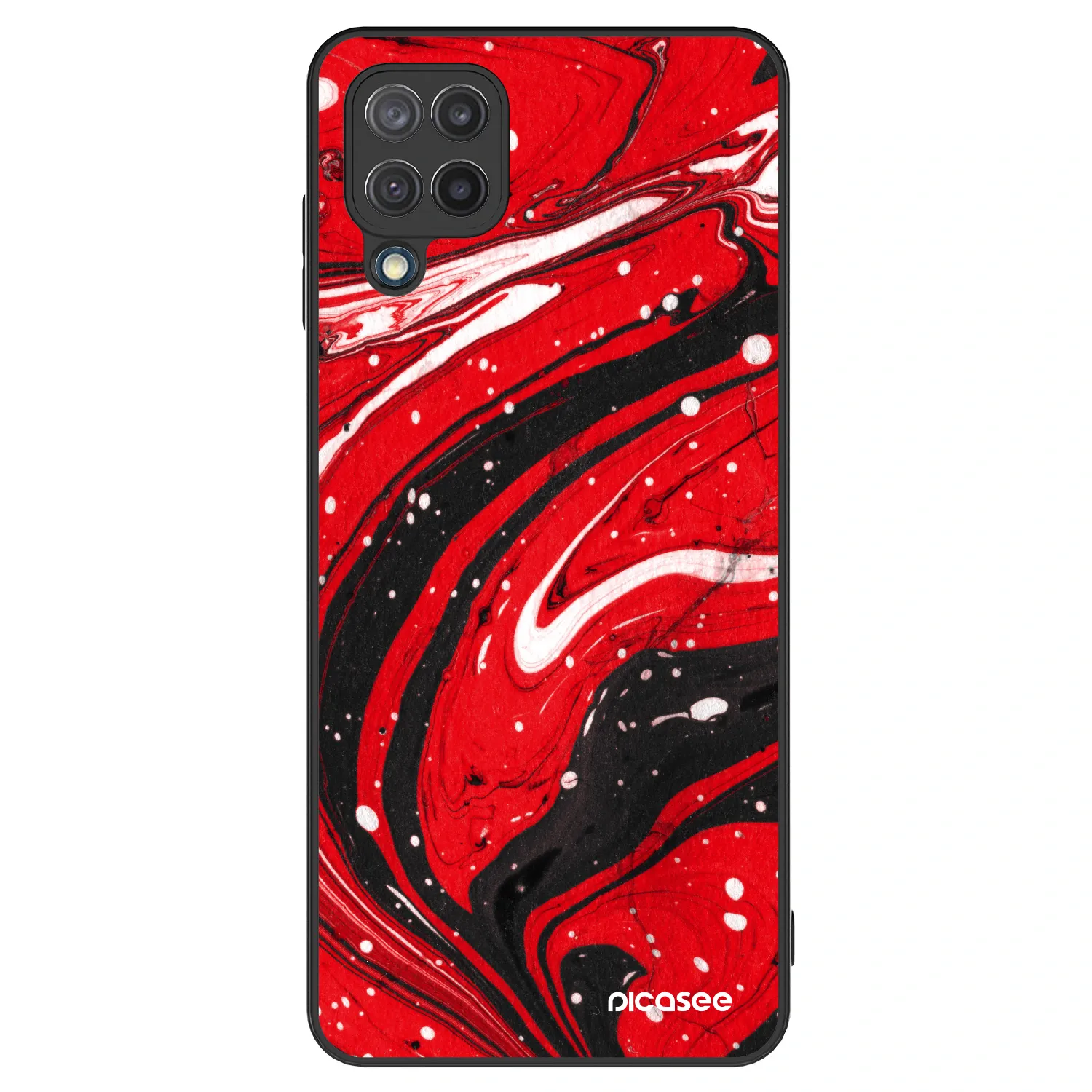 Picasee ULTIMATE CASE za Samsung Galaxy M12 M127F - Red black