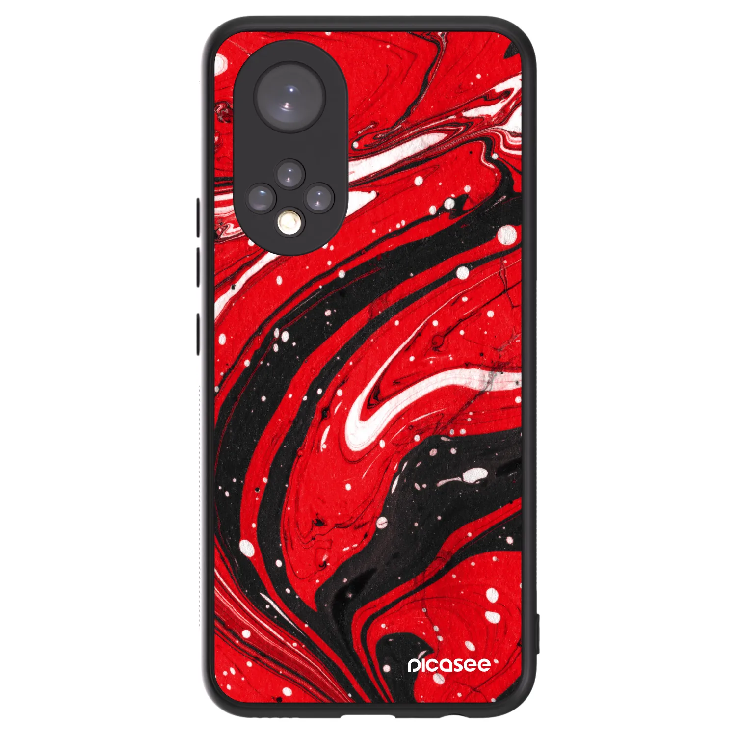 Picasee ULTIMATE CASE za Honor 50 5G - Red black