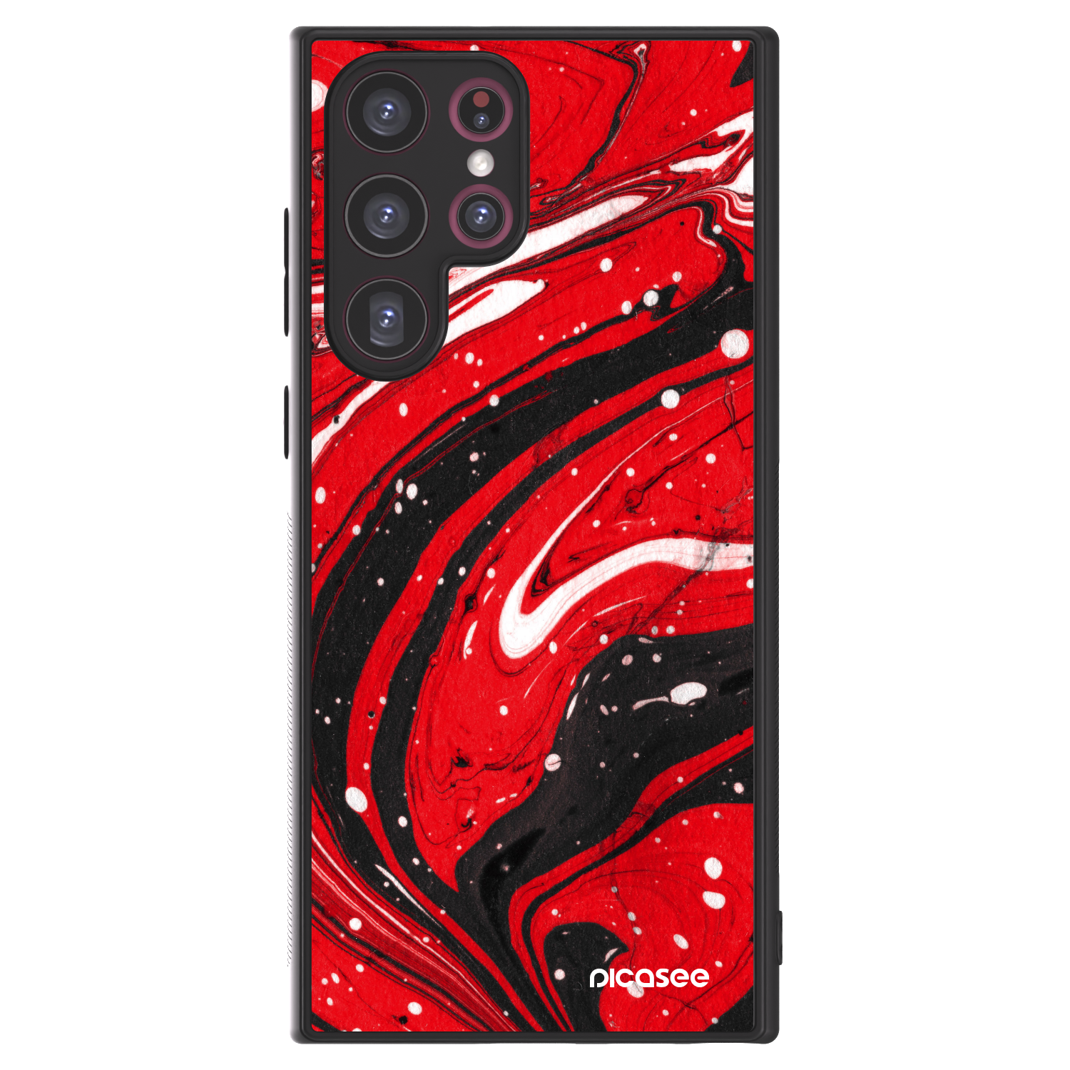 Picasee ULTIMATE CASE za Samsung Galaxy S22 Ultra 5G - Red black