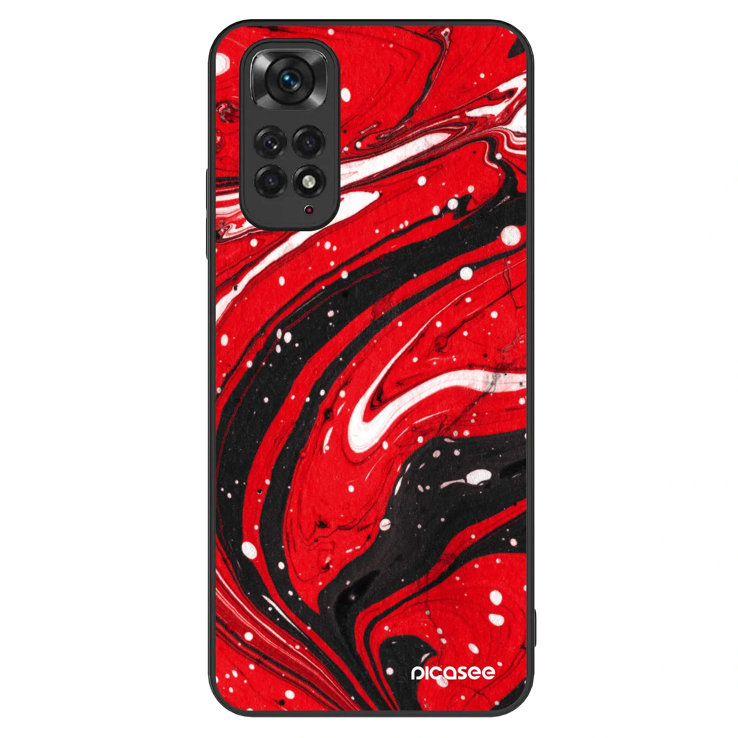 Picasee ULTIMATE CASE za Xiaomi Redmi Note 11 - Red black