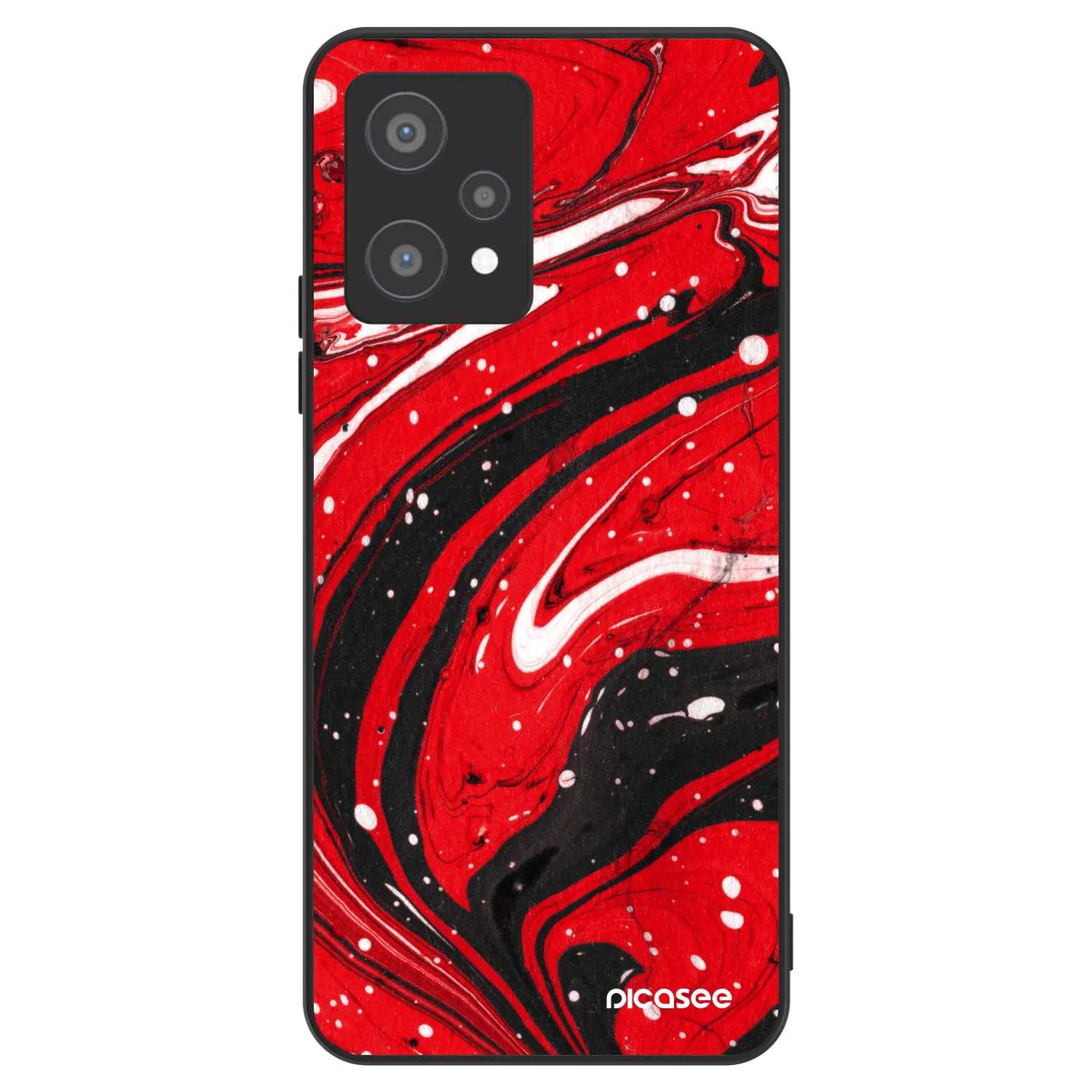 Picasee ULTIMATE CASE za Realme 9 Pro 5G - Red black