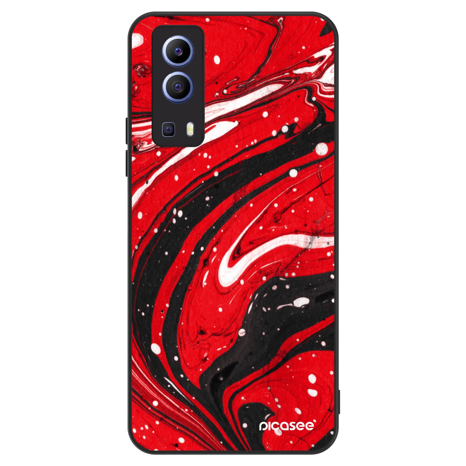 Picasee ULTIMATE CASE za Vivo Y52 5G - Red black