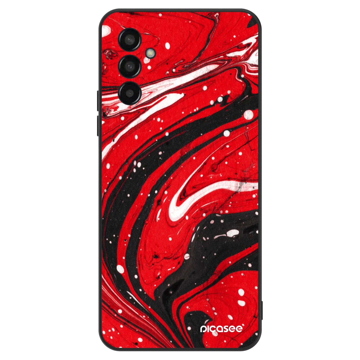 Picasee ULTIMATE CASE za Samsung Galaxy M13 M135F - Red black