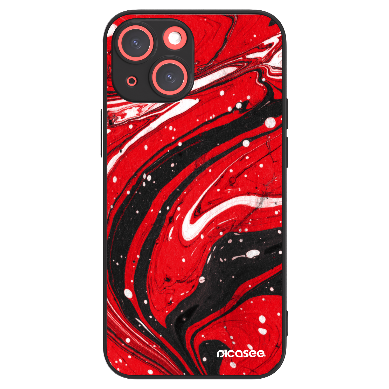 Picasee ULTIMATE CASE MagSafe za Apple iPhone 13 mini - Red black