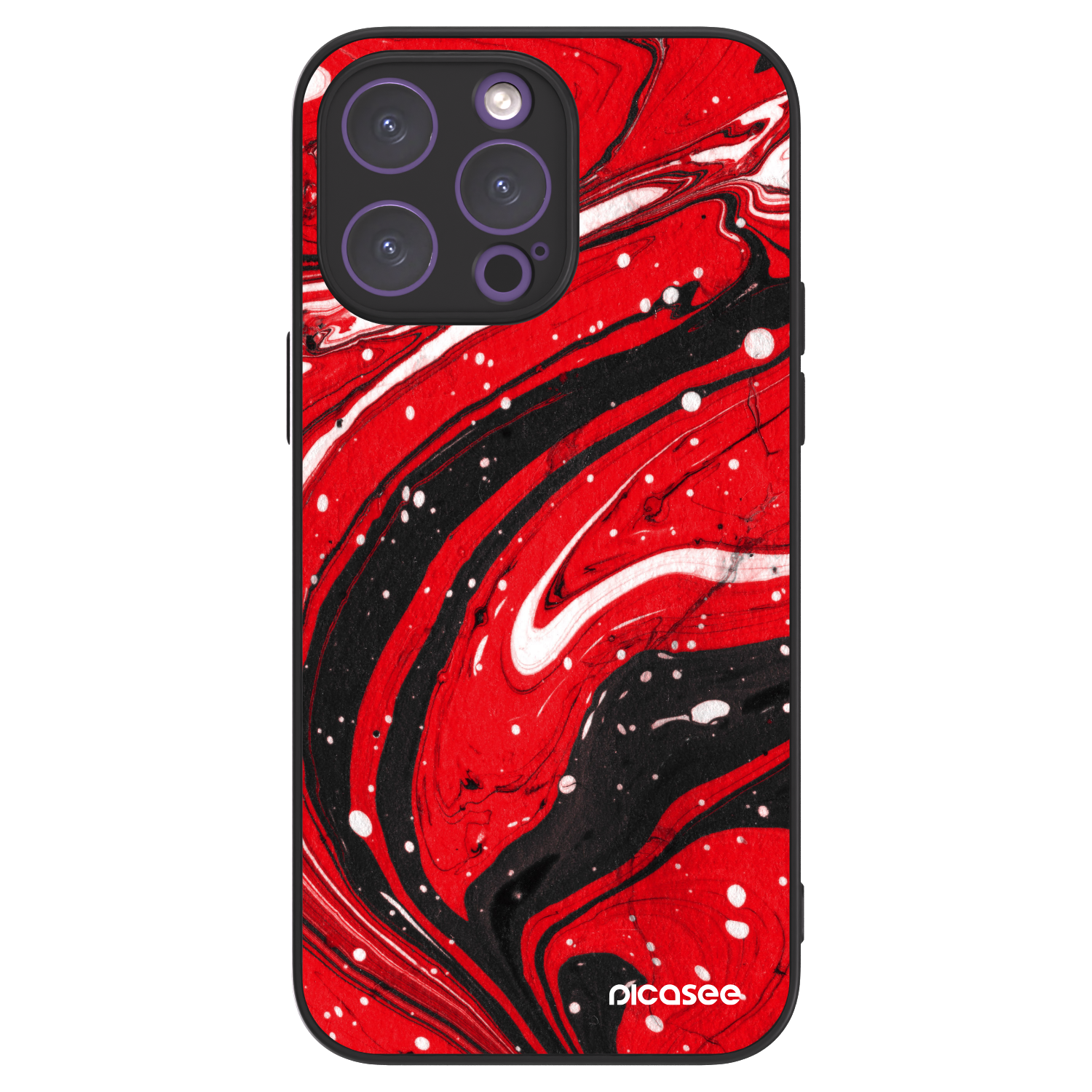 Picasee ULTIMATE CASE MagSafe za Apple iPhone 14 Pro Max - Red black