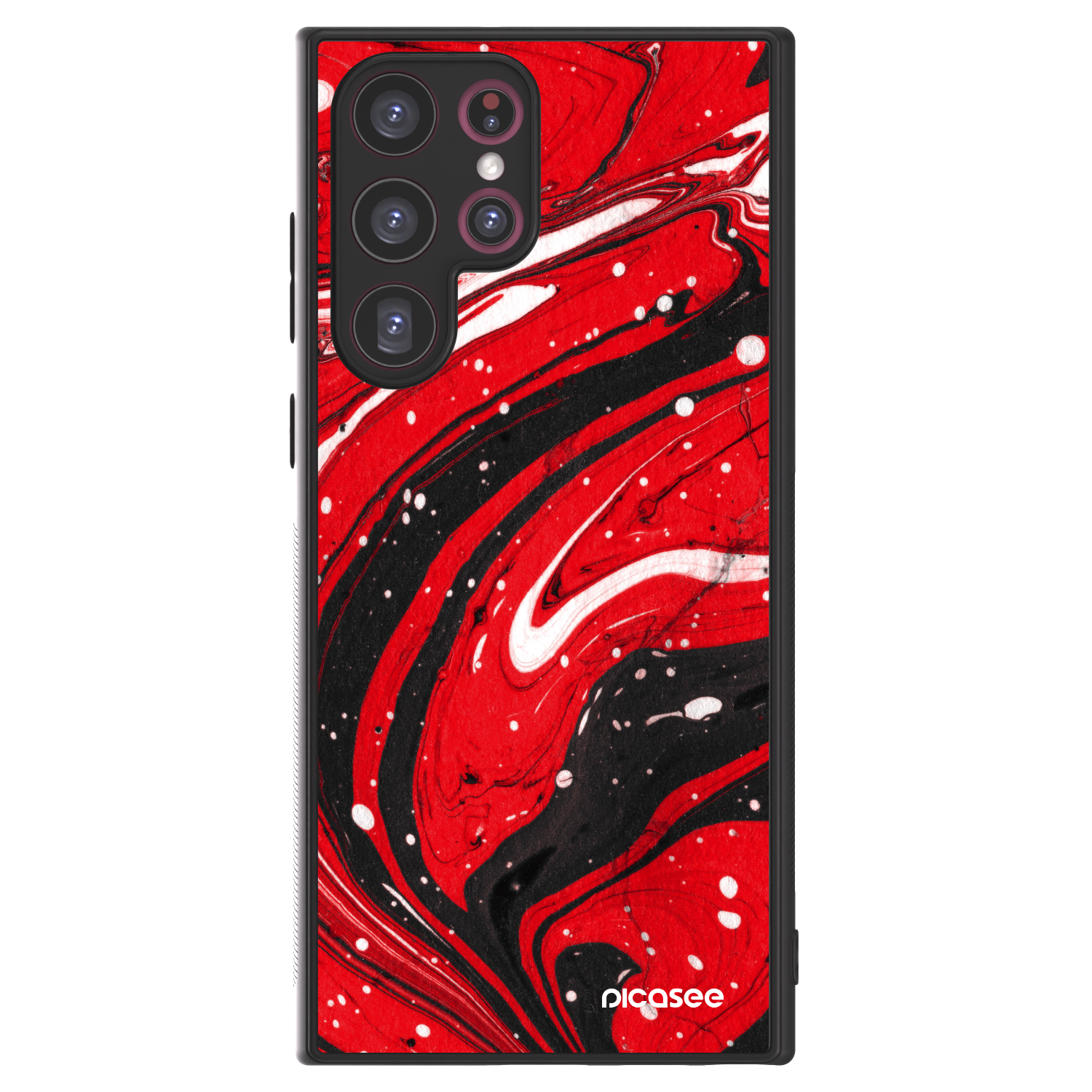 Picasee ULTIMATE CASE PowerShare za Samsung Galaxy S22 Ultra 5G - Red black