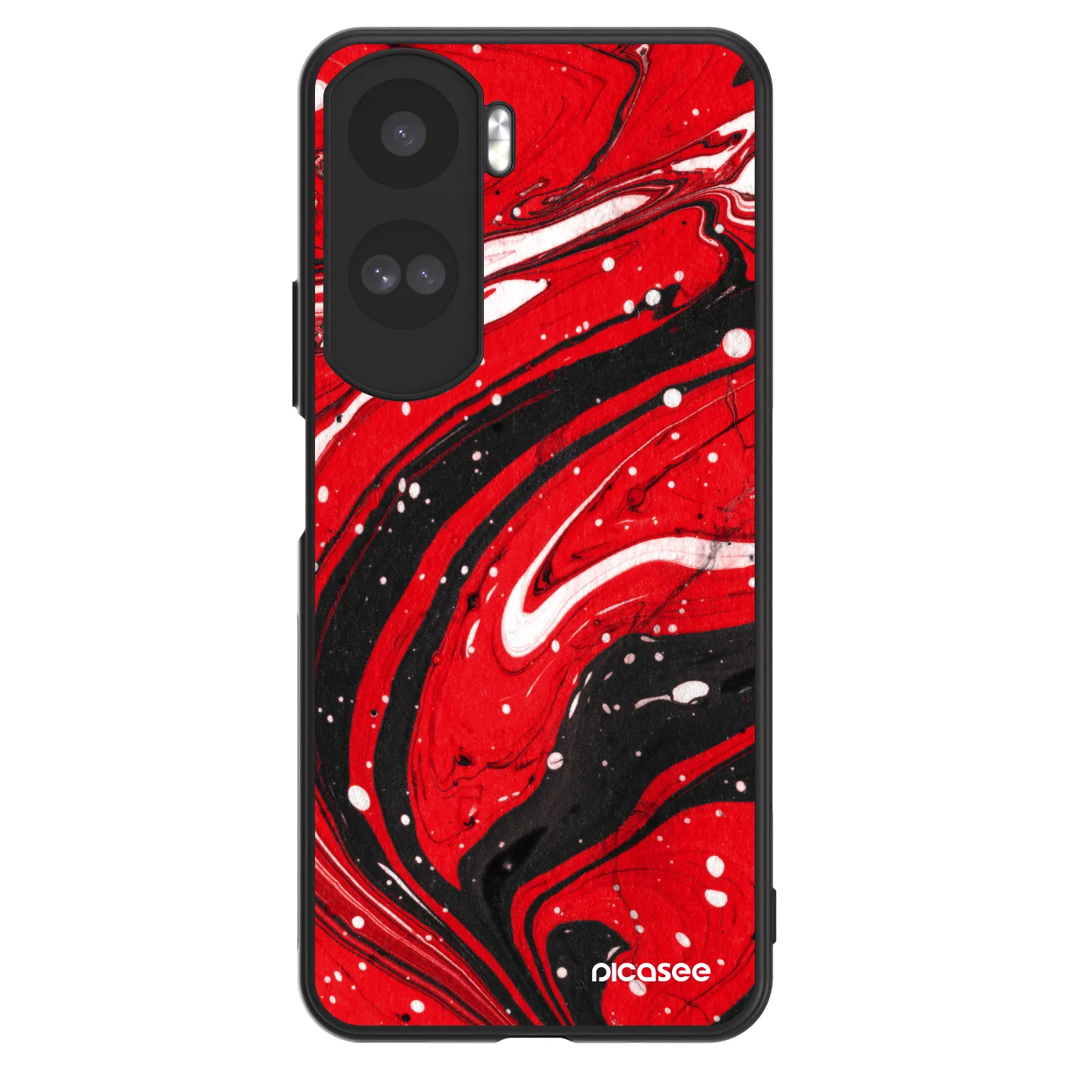 Picasee ULTIMATE CASE za Honor 90 Lite 5G - Red black