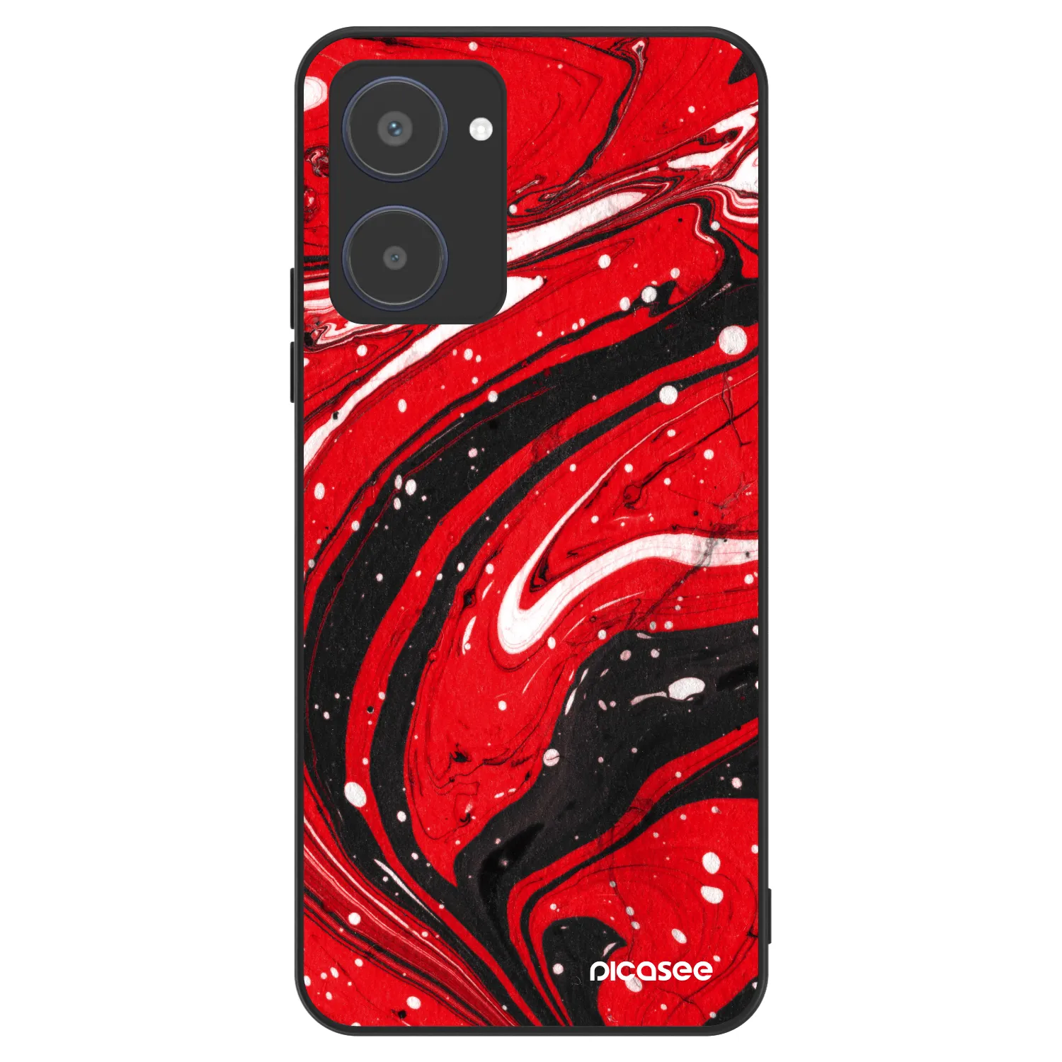 Picasee ULTIMATE CASE za Realme 10 4G - Red black