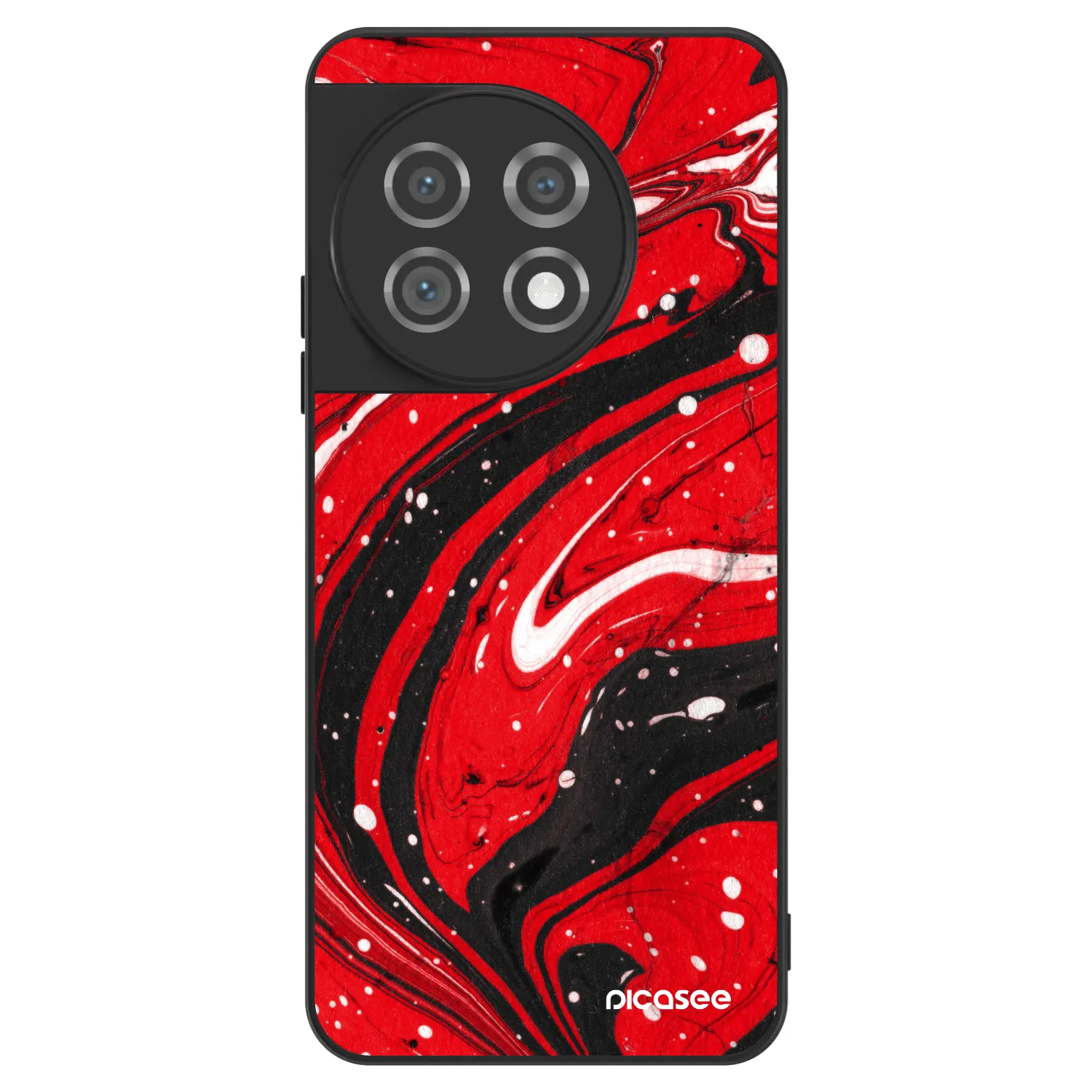Picasee ULTIMATE CASE za OnePlus 11 5G - Red black