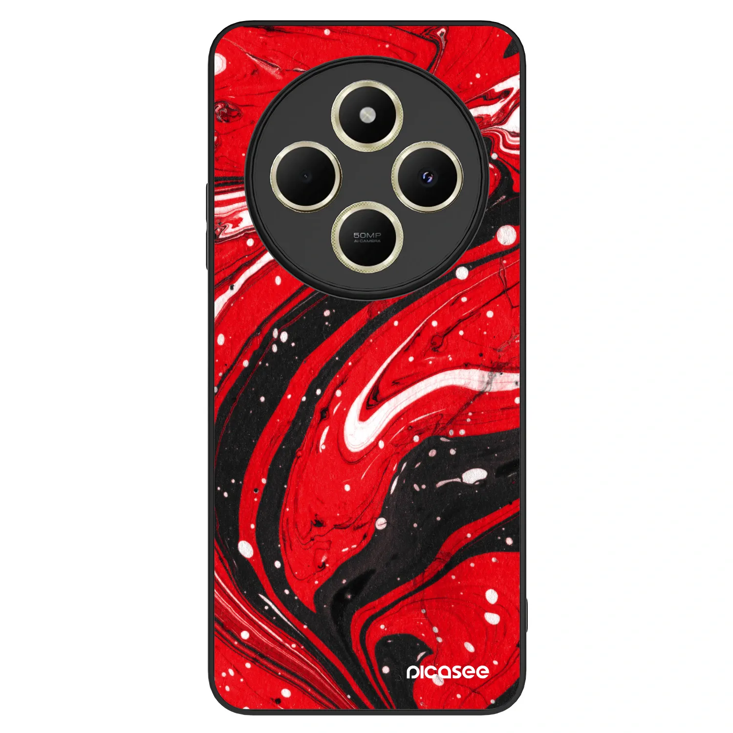 Picasee ULTIMATE CASE za Xiaomi Redmi 14C - Red black