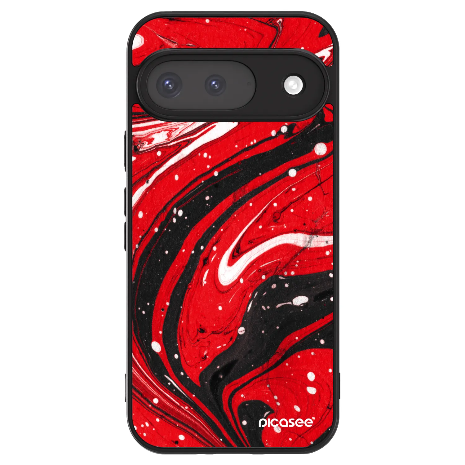 Picasee ULTIMATE CASE za Google Pixel 9 - Red black