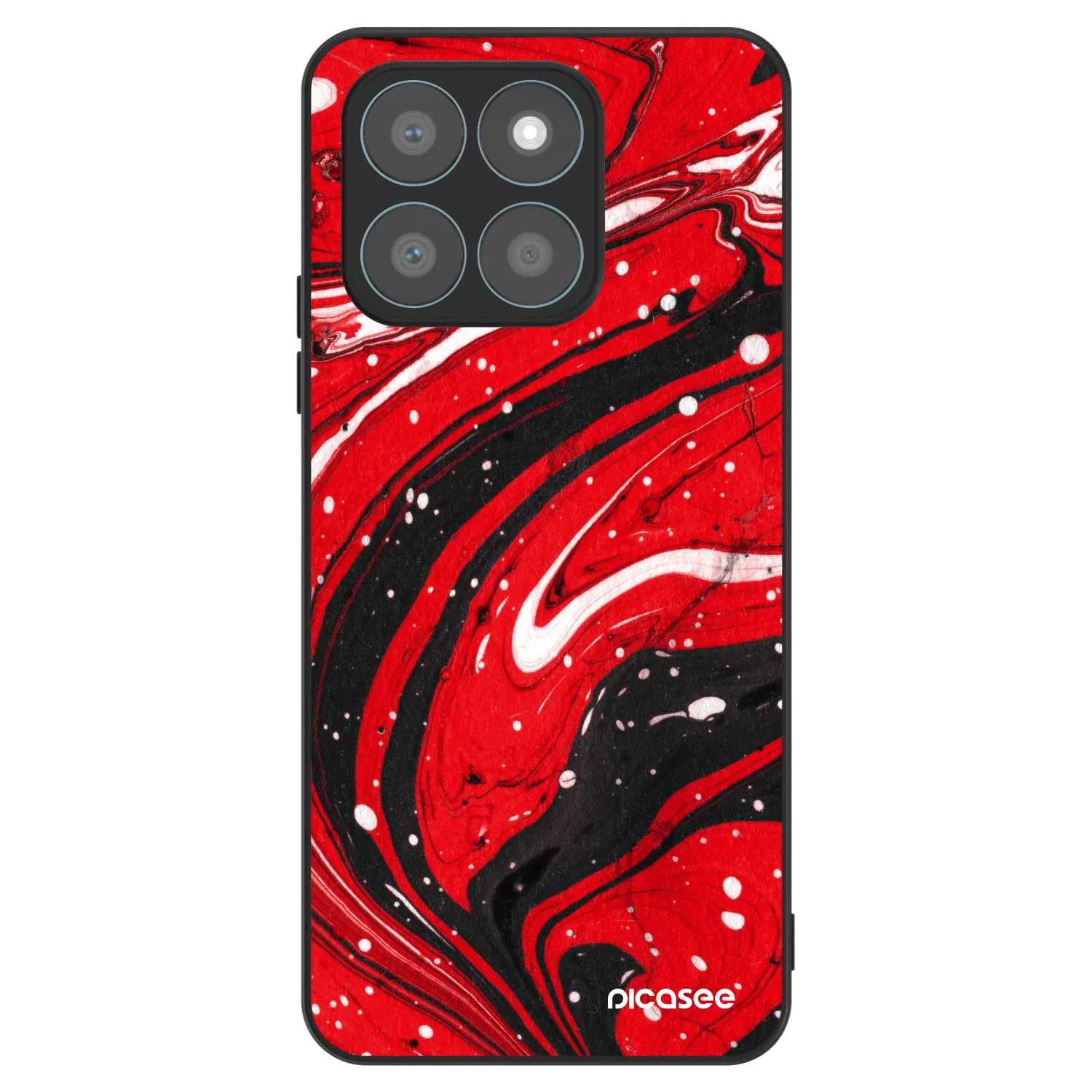 Picasee ULTIMATE CASE za Honor X8c - Red black