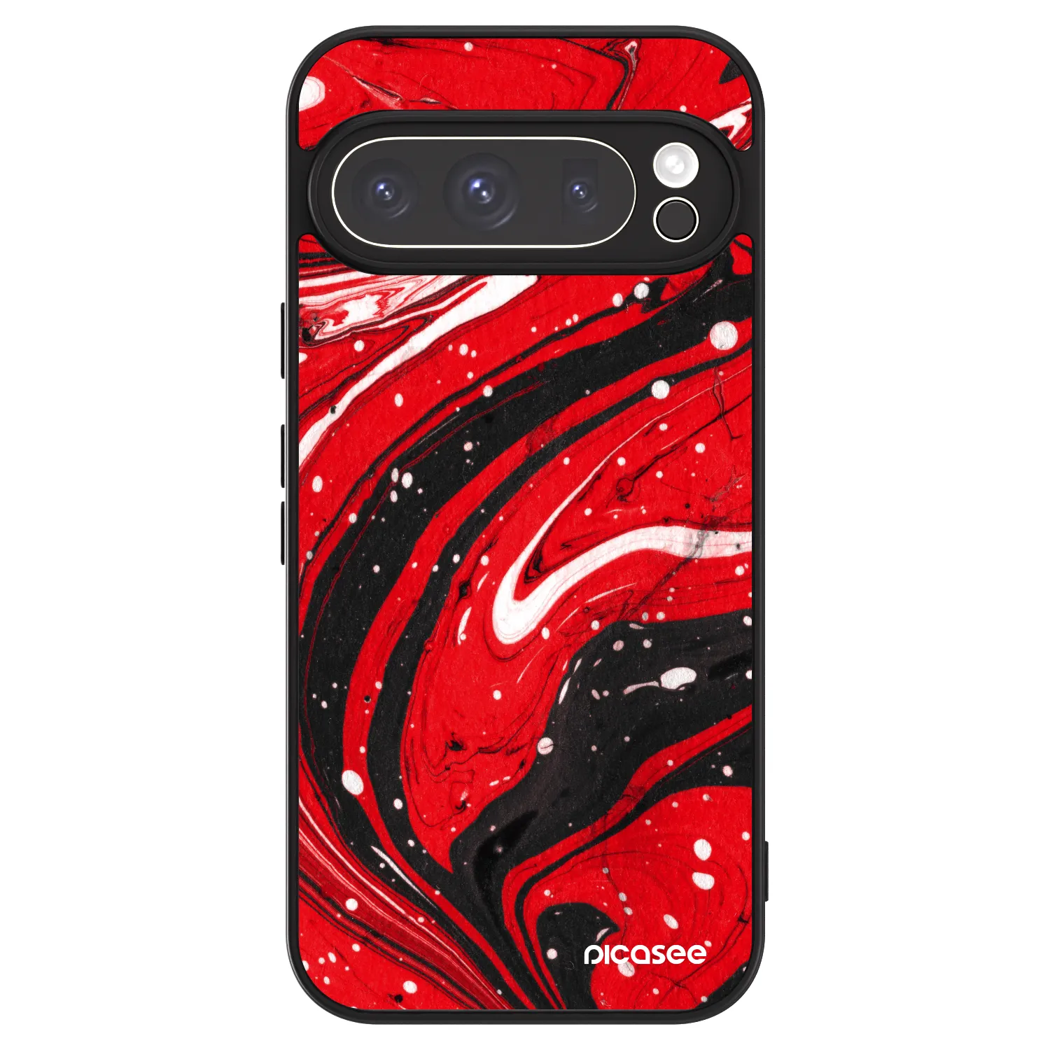 Picasee ULTIMATE CASE za Google Pixel 9 Pro - Red black