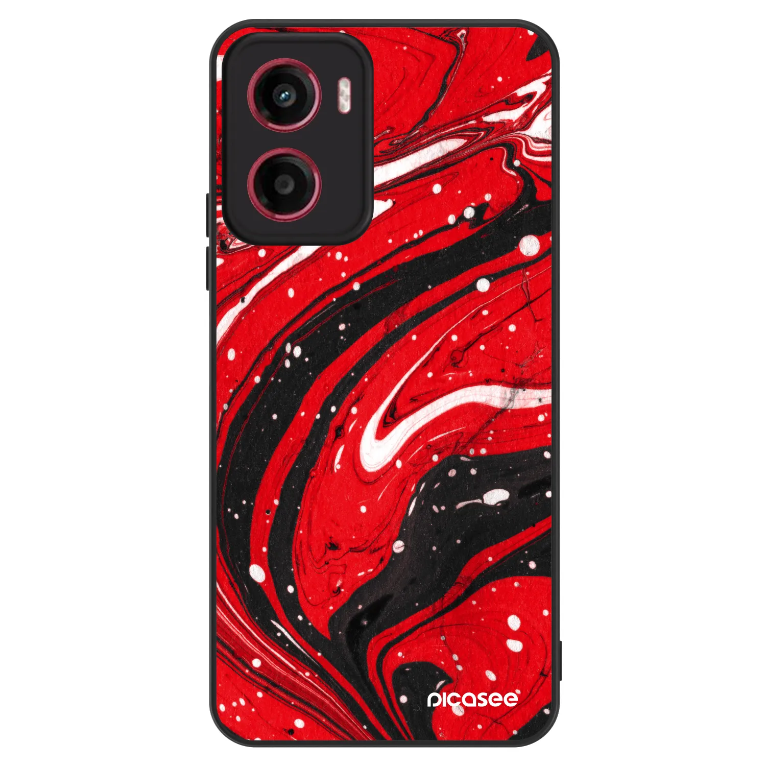 Picasee ULTIMATE CASE za Motorola Moto G05 - Red black